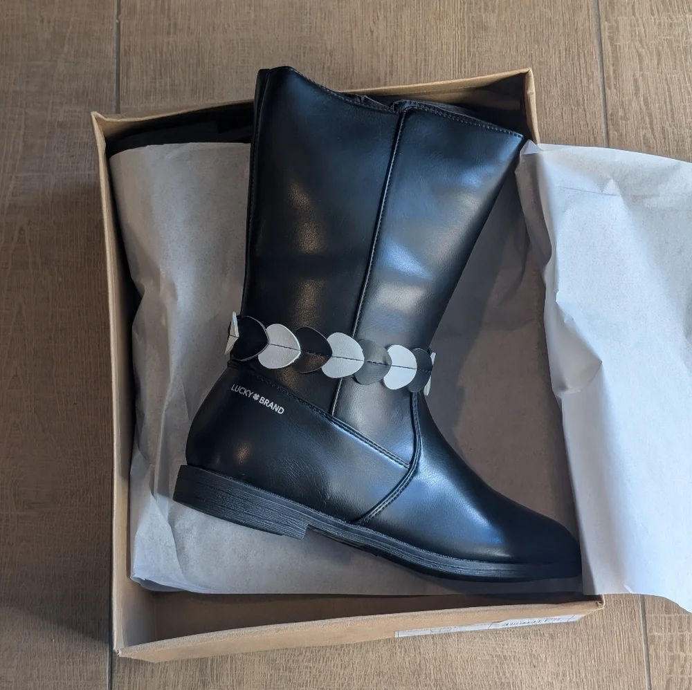 Lucky Brand Kids' Luna Riding Boots Size 3